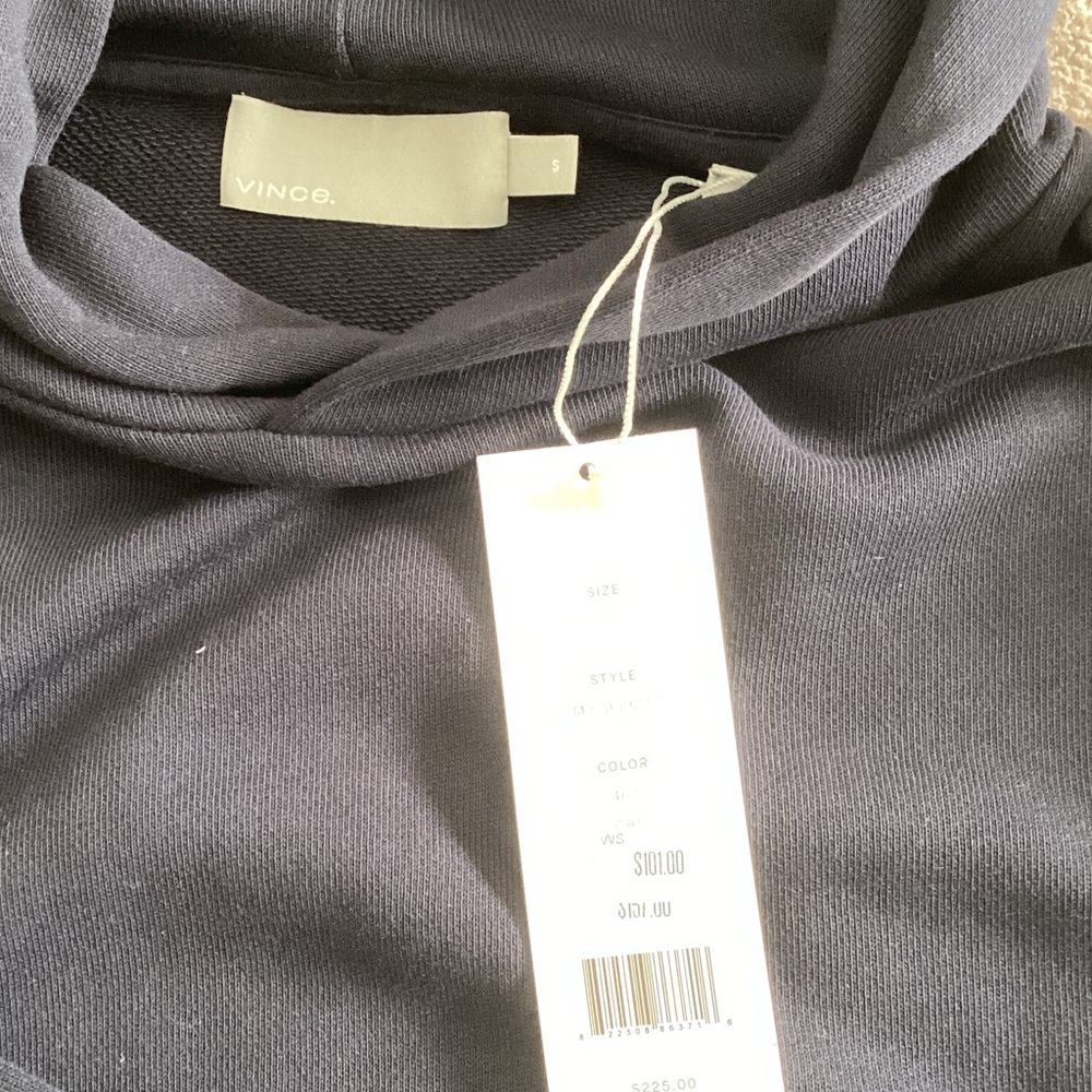 Vince Navy Pullover with side zippers